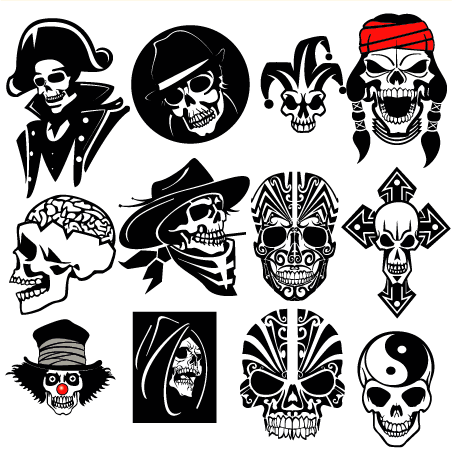 skull vector collection creative alys skull vector collection creative alys