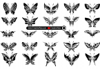 Abstract-Butterflies-Vector