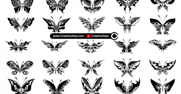 Abstract-Butterflies-Vector