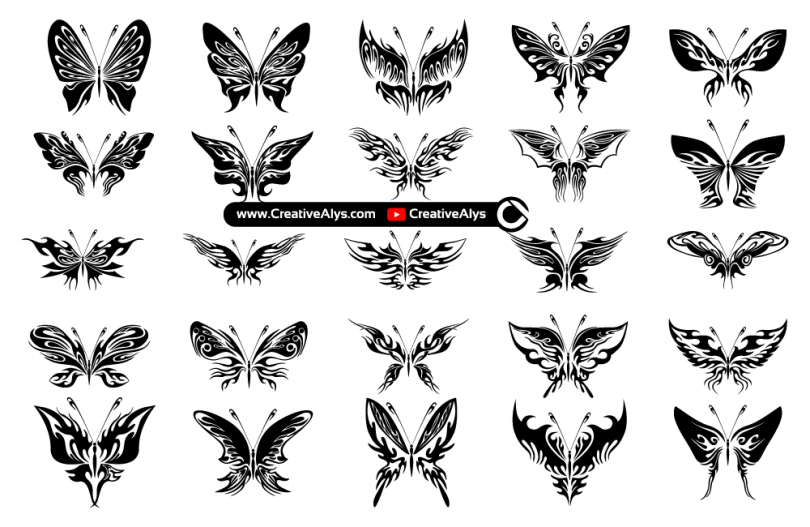 Abstract-Butterflies-Vector