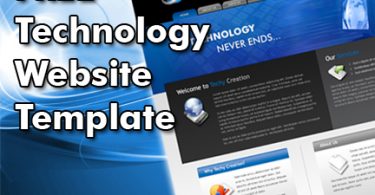 Free Technology Website Template