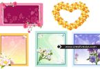 5-beautiful-vector-flower-frames