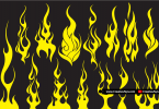 Vector-Flames-for-logo-design