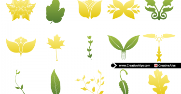 vector-leaves-for-logo-design