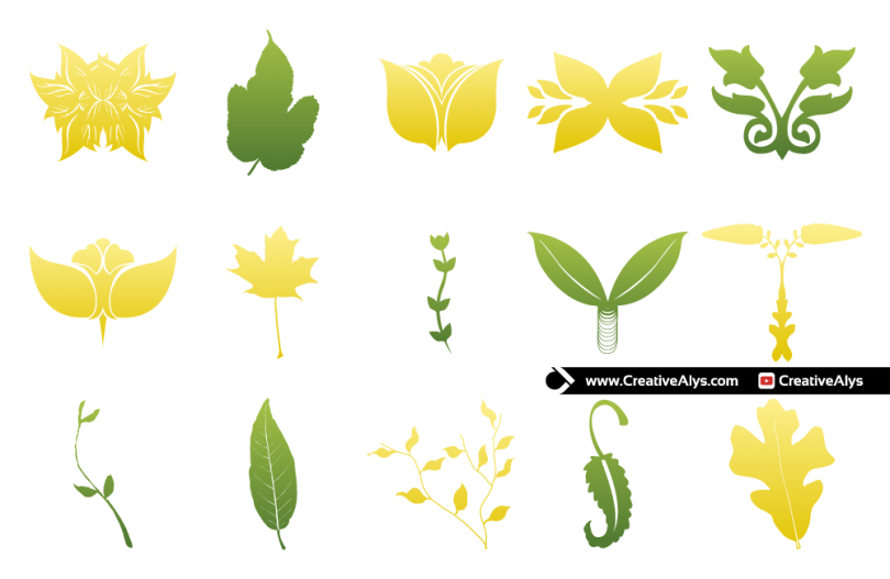 vector-leaves-for-logo-design