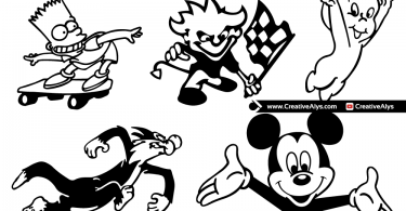 Cartoon-Characters-Mascots