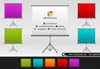 Multi-color-logo-presentation-mockup