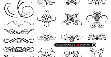 Calligraphic-Floral-Designs