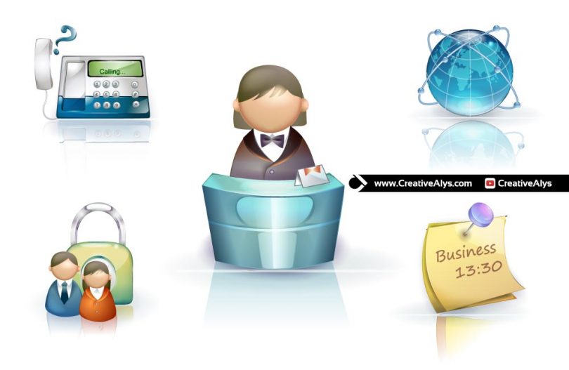 Beautiful-3D-Business-Icons