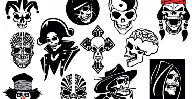 skull-vector-collection