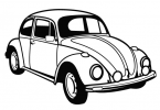 VW Beetle Vector