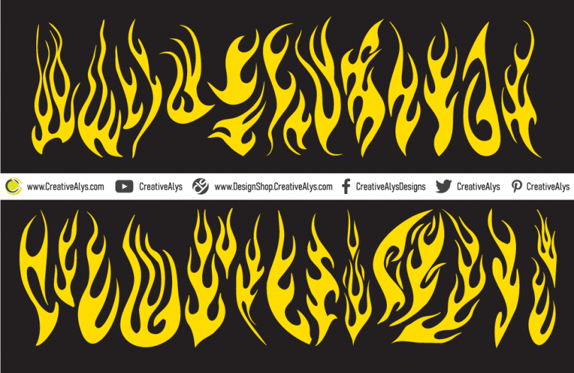 Creative-Vector-Flames