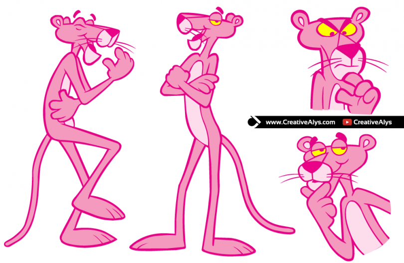 Pink Panther in Vector – Creative Alys