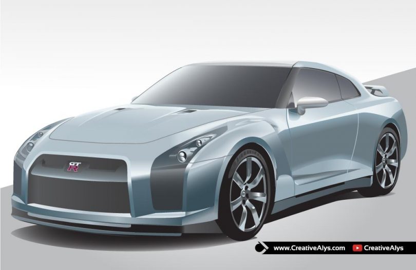 Nissan-GTR-Car-Vector