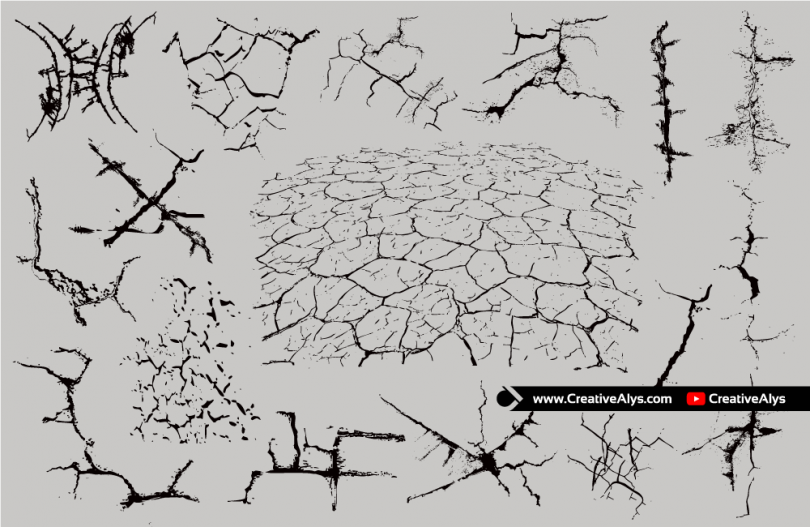 vector-earth-cracks