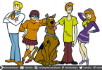 Scooby-Doo-Group-Vector-Illustrations