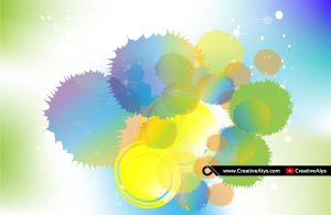Multi-color Beautiful Background for Christmas Designs