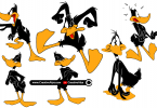 Daffy-Duck-Vector-Illustrations