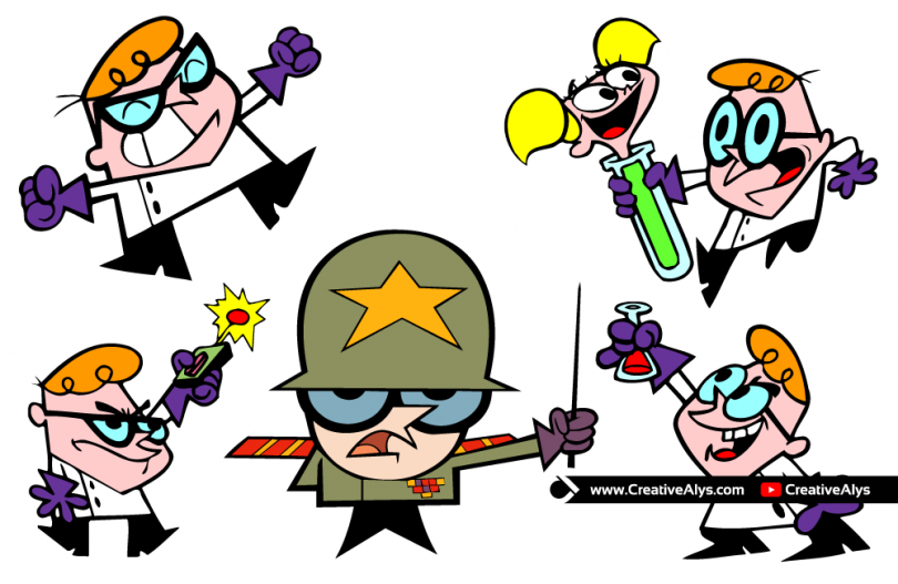 Dexters-Laboratory-Vector-Illustrations