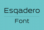 Esqadero-font