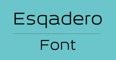 Esqadero-font