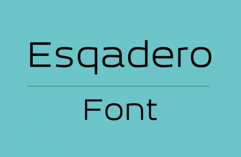 Esqadero-font