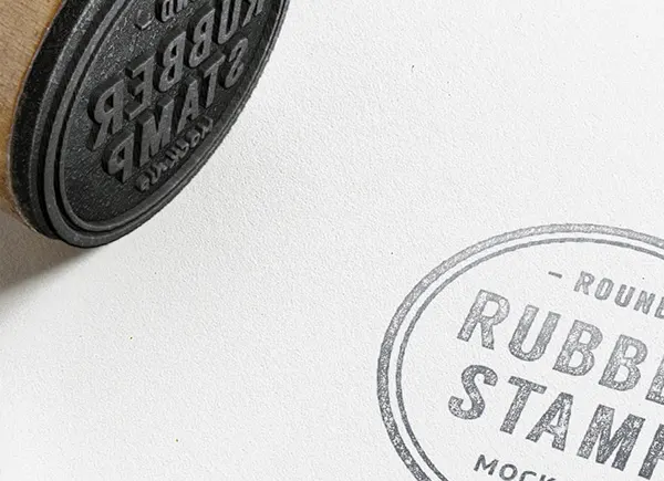 Ink Stamp Photoshop Mockup