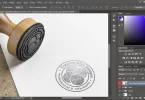 Rubber Stamp PSD Mockup