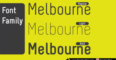 melbourne-font-family