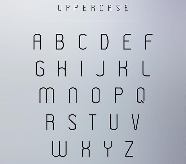 modeka-free-modern-typeface-uppercase