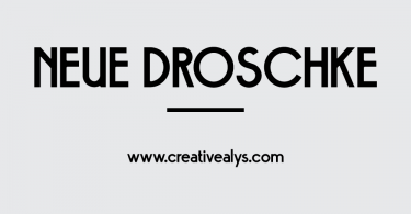 Neue-Droschke-Font-img
