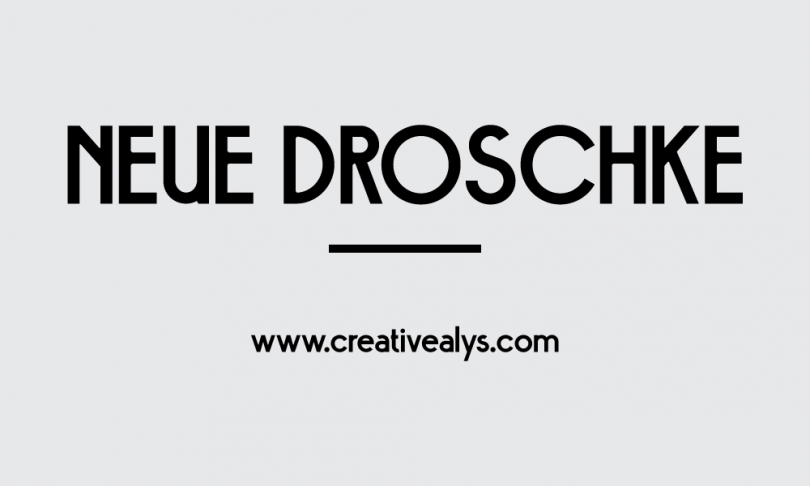 Neue-Droschke-Font-img