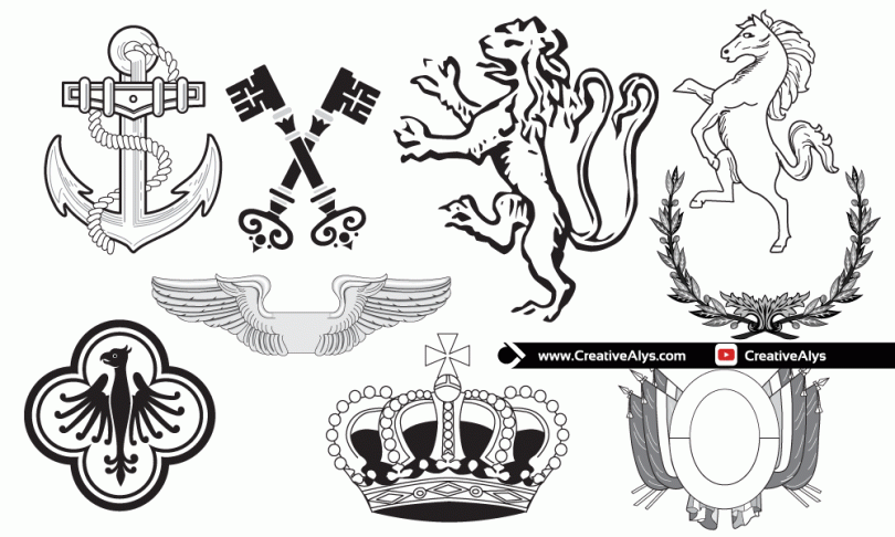 Vector-Heraldic-Elements