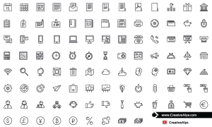 100 Elegant Stroke Icons