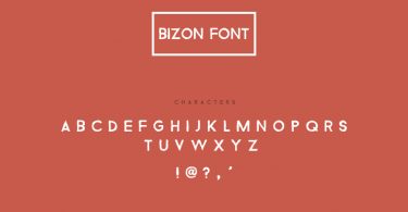 bizon_font_preview
