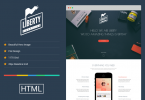 one-page responsive HTML5 template