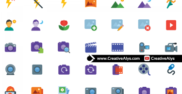 Photo-Video-Flat-Color-Icons