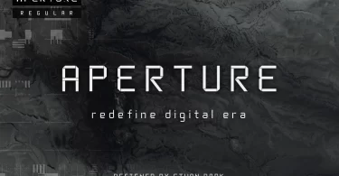 aperture-digital-typeface