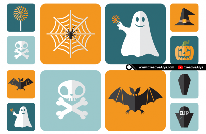 flat-halloween-app-icons