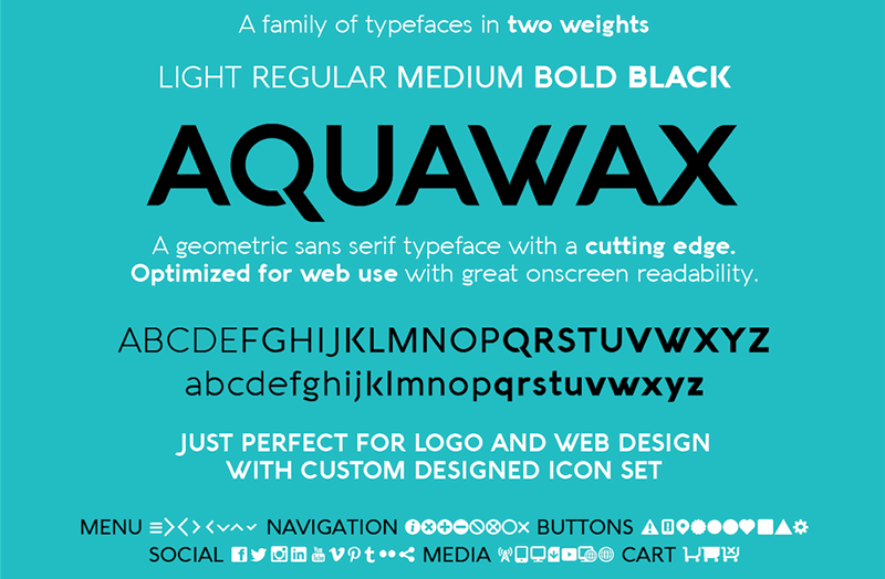 Aquawax-font