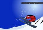 Skiing-Vector-Illustration