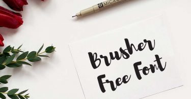 brusher-free-font