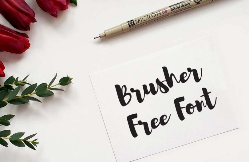 brusher-free-font