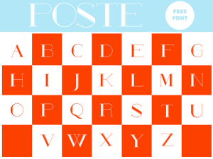 POSTE FREE FONT