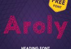 aroly heading font