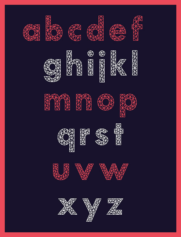 Aroly Font Small Letters