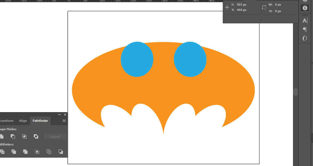 retro batman logo - step12