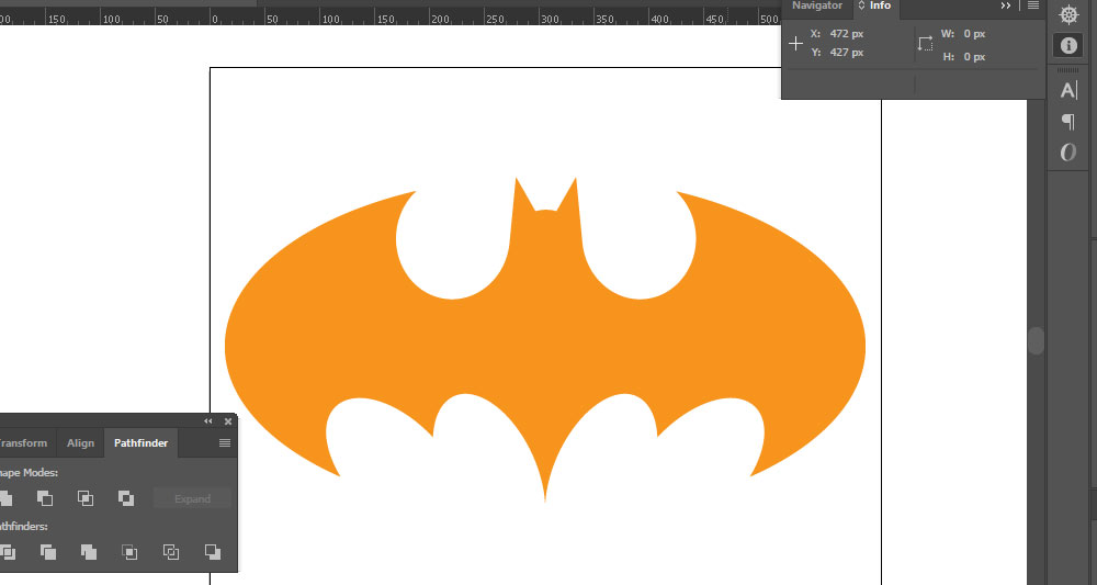 retro batman logo - step19