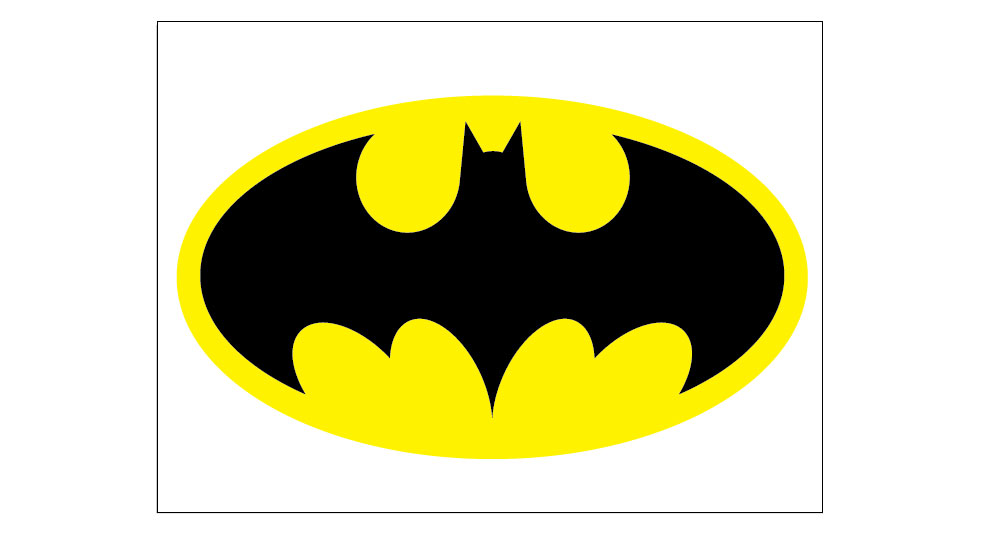 retro batman logo