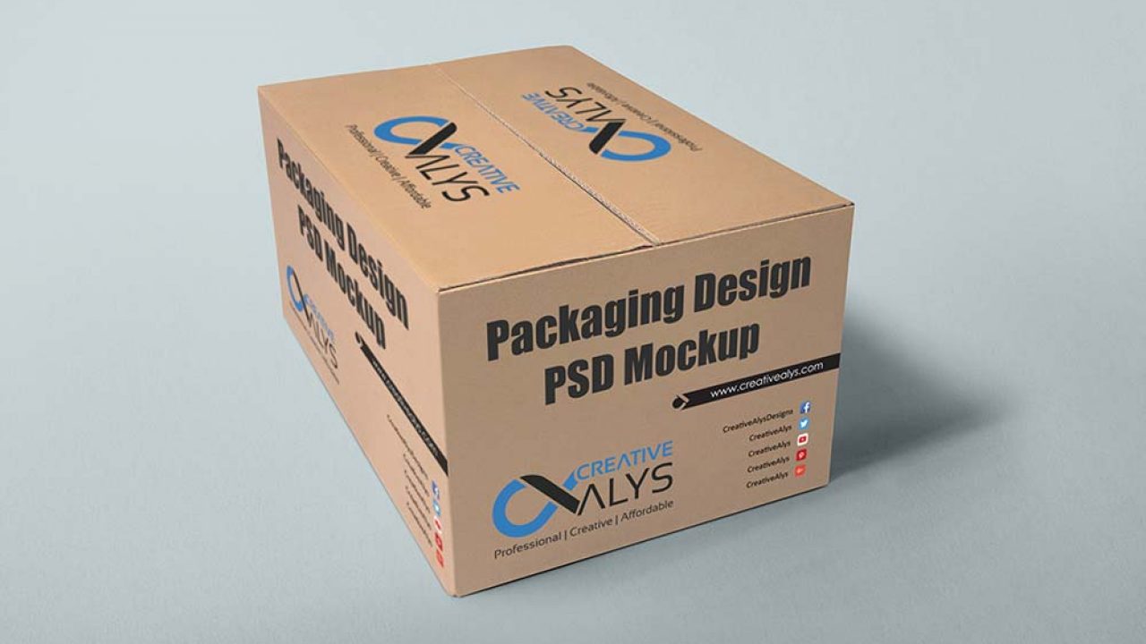 Download Carton Packaging Design Psd Mockup Creative Alys PSD Mockup Templates